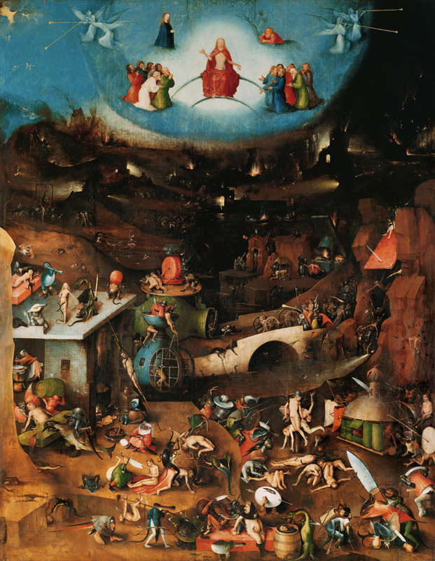 Last Judgement (middle panel) from Hieronymus Bosch
