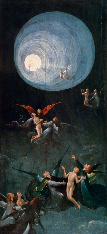 Ascent of the Blessed into Paradise (four hereafter representations) from Hieronymus Bosch
