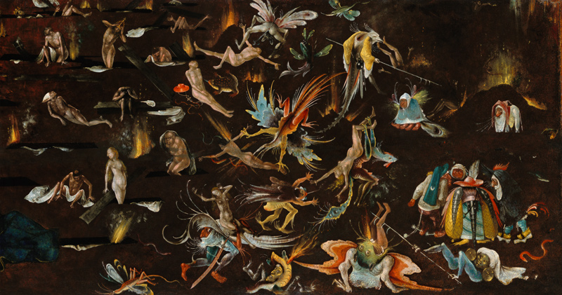 Fragment of a representation of the Last Judgement. from Hieronymus Bosch
