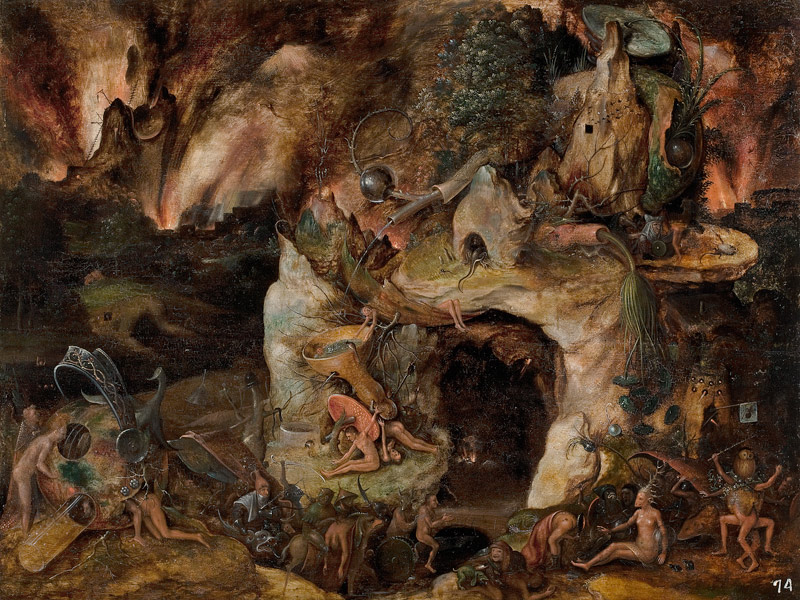 Inferno Landscape from Hieronymus Bosch