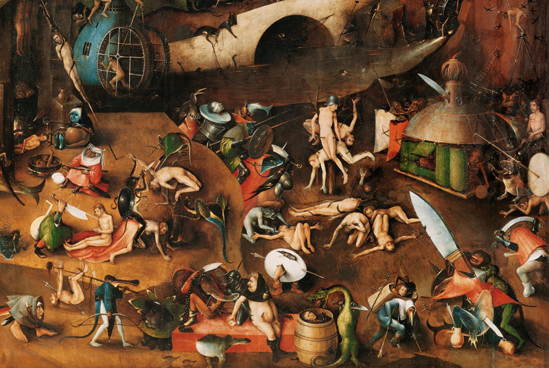 The Last Judgement, detail from Hieronymus Bosch