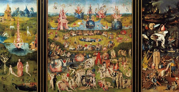 The Garden of Earthly Delights (interior side) from Hieronymus Bosch