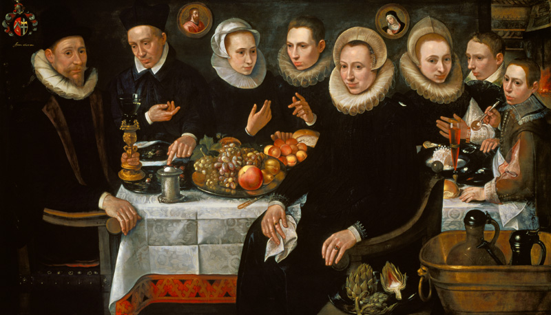 The Family of Adrien de Witte (1555-1616) from Hieronymus Francken