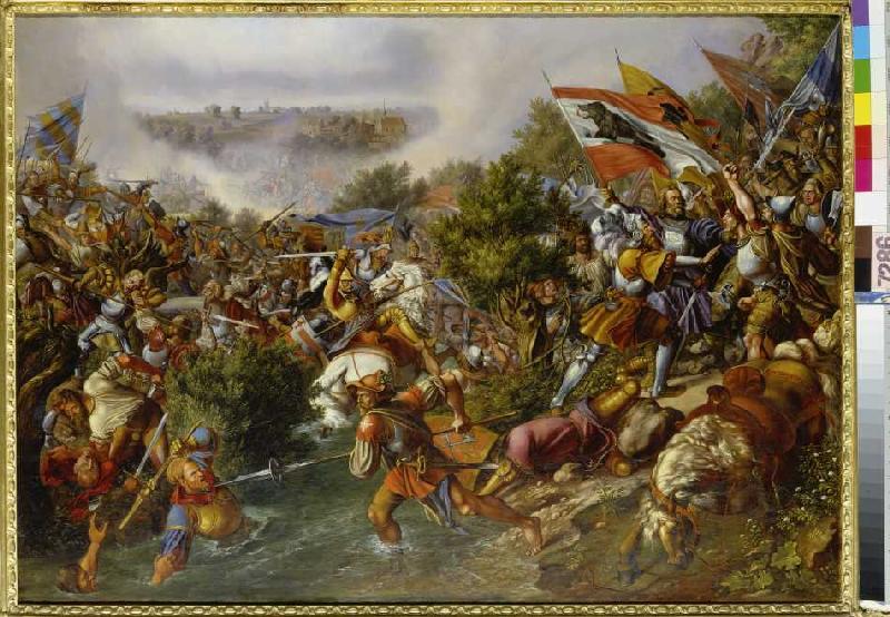The battle with St. Jakob. from Hieronymus Hess