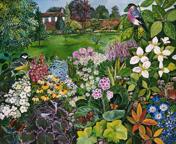 The Garden with Birds and Butterflies  from Hilary  Jones