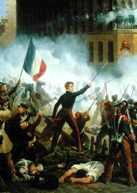 Battle in the Rue de Rohan, 28th July 1830