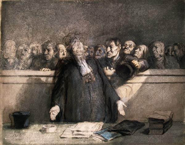 Defense Plea from Honoré Daumier