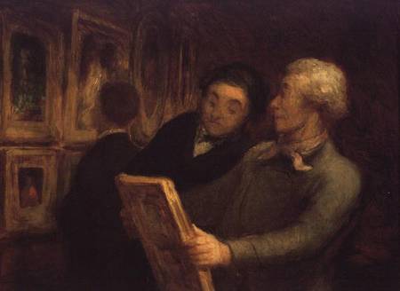 The Amateur Painter from Honoré Daumier