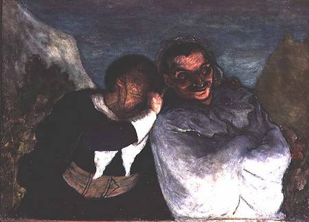 Crispin and Scapin, or Scapin and Sylvester from Honoré Daumier