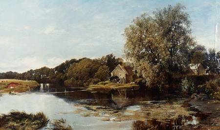At Milton Mill, on the River Irvine from Horatio McCulloch