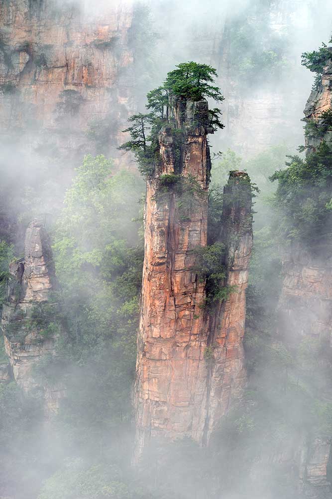 Zhangjiajie from Hua Zhu