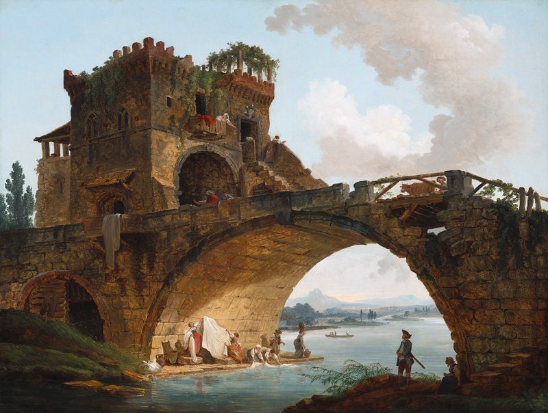 The Ponte Salario from Hubert Robert