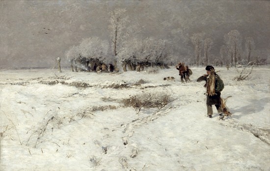 Hunting in the Snow from Hugo Muhlig