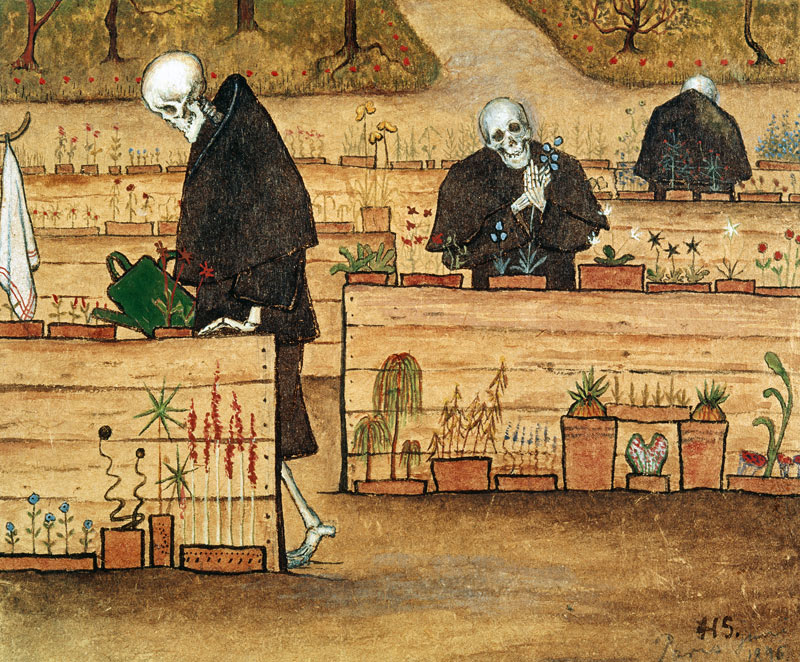 The Garden of Death from Hugo Simberg
