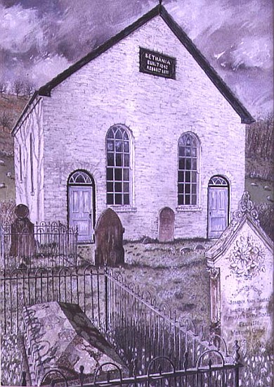 Bethania Chapel, 1992 (gouache on card)  from Huw S.  Parsons