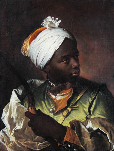 Young Negro with a Bow, c.1697 (oil on canvas) from Hyacinthe Rigaud