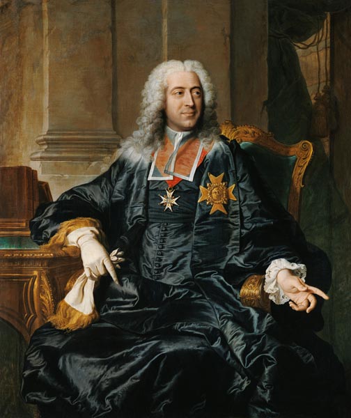 Marc-Pierre de Voyer-de-Paulmy (1696-1764) Count of Argenson from Hyacinthe Rigaud