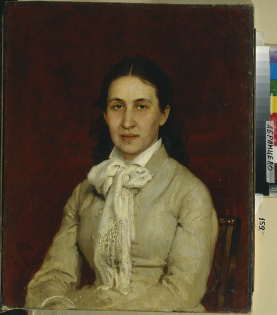 Portrait of Yelizaveta Grigoryevna Mamontova (1847-1908) from Ilja Efimowitsch Repin
