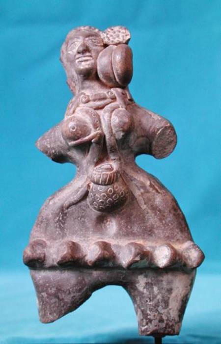 Figure of a fertility goddess, Mauryan from Indian School