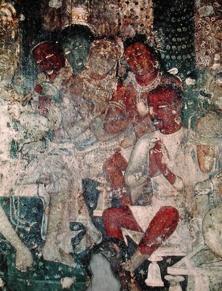 Group of figures from the interior of Cave 16 from Indian School