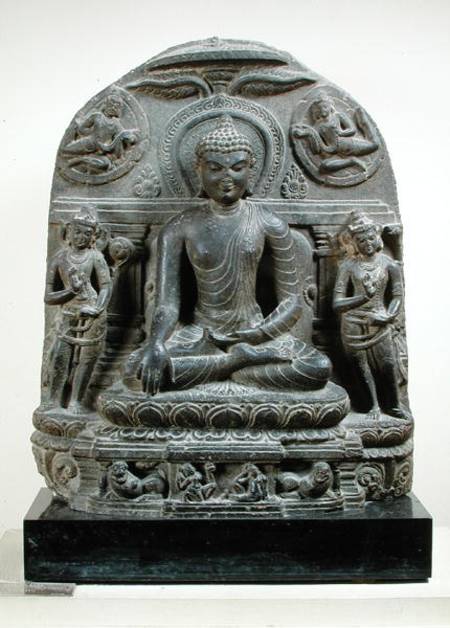 Seated Buddha in meditation from Indian School