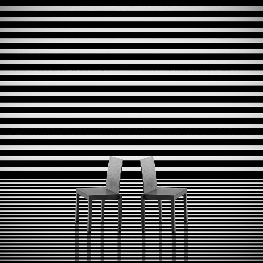 Chairs and stripes from Inge Schuster