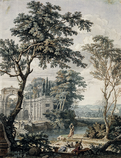 Arcadian Landscape from Isaac de Moucheron