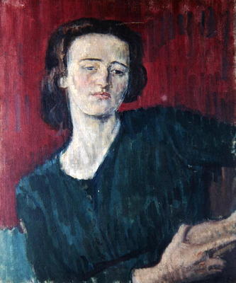 Clare Winsten, 1916 (oil on canvas) from Isaac Rosenberg