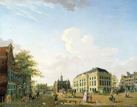 A View on the Leidse plein in Amsterdam