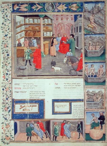 Page from the 'Canon of Medicine' by Avicenna (Ibn Sina) (980-1037) from Islamic School