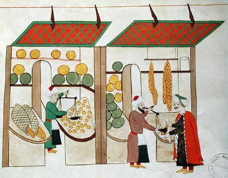 Ms.1671 Two Fruit Shops from Islamic School