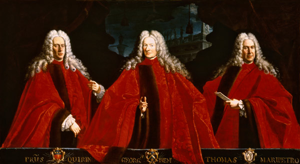 Portrait of three lawyers, Pietro Querini, Giorgio Bembo and Tommaso Malipiero from Italian pictural school