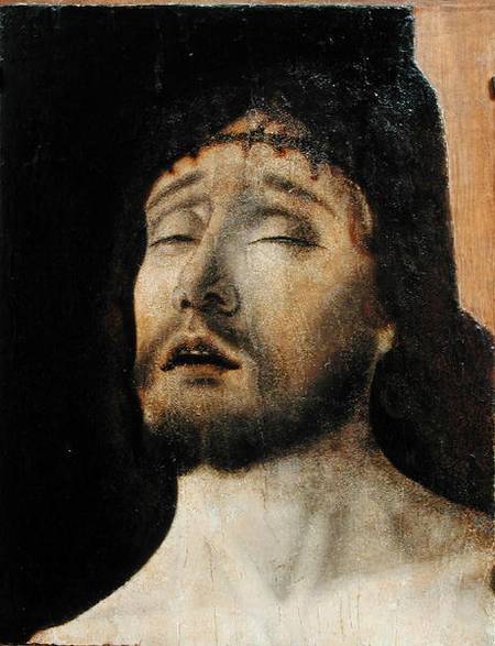 Head of the Dead Christ from Italian pictural school
