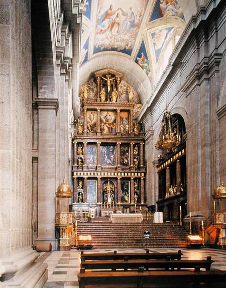 The High Altar in the Basilica (photo) from Italian pictural school