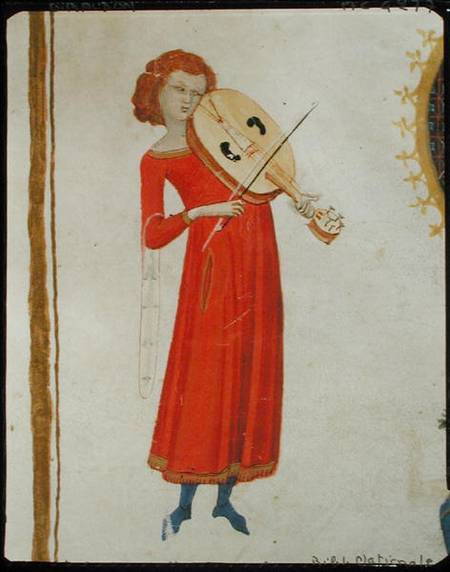A Musician, from 'De Musica' by Boethius 480-524) from Italian pictural school