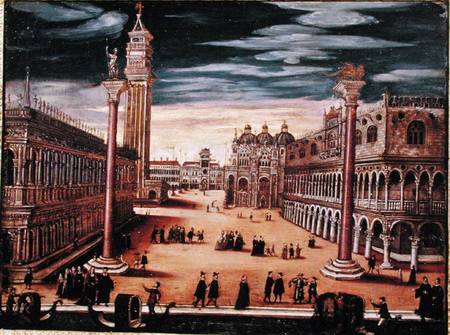 The Piazetta di San Marco, Venice from Italian pictural school