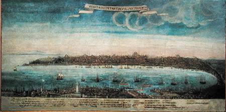 View of Constantinople from Italian pictural school