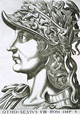 Otho (32-69 AD), 1596 (engraving) from Italian School, (16th century)