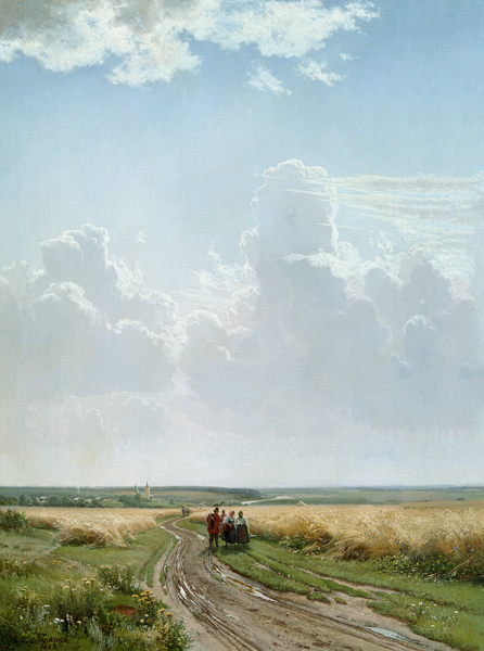 Midday cornfields in the surroundings of Moscow. from Iwan Iwanowitsch Schischkin