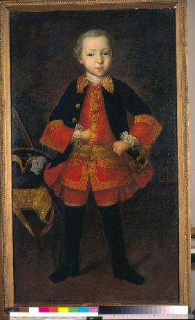 Portrait of Prince Fyodor Nikolayevich Golitsyn (1751-1827) as Child