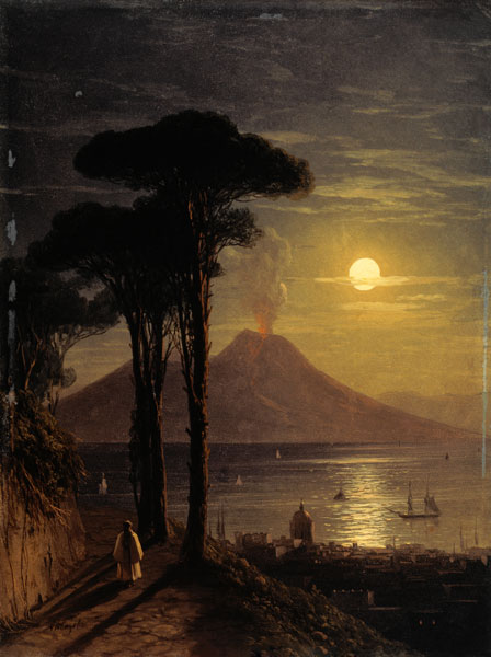 Vesuvius , Moonlit Night from Iwan Konstantinowitsch Aiwasowski