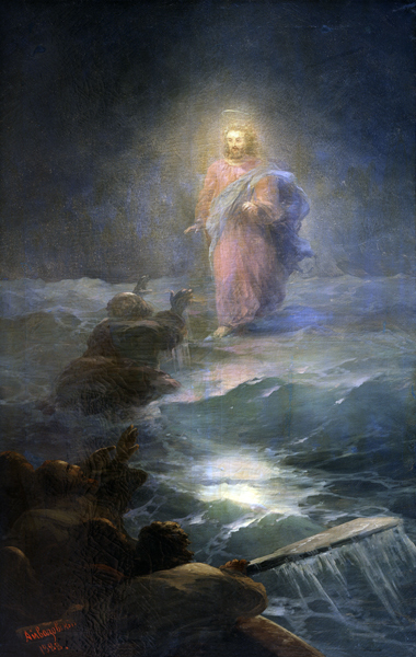 Jesus Walks on Water from Iwan Konstantinowitsch Aiwasowski