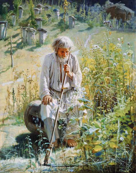 Beekeeper from Iwan Nikolajewitsch Kramskoi