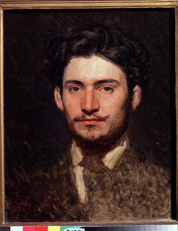 Portrait of the artist Fyodor Vasilyev (1850-1873) from Iwan Nikolajewitsch Kramskoi