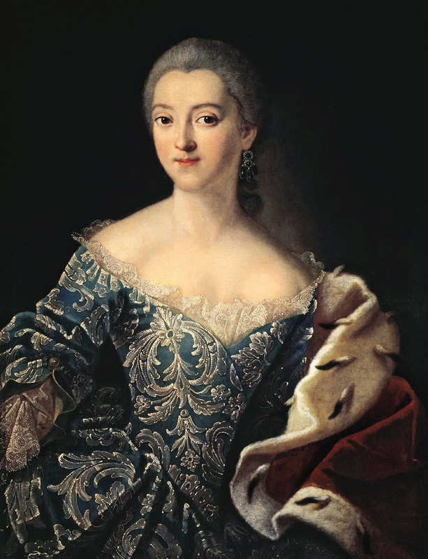 Portrait of Countess Yekaterina Lobanova-Rostovskaya (1735-1802) from Iwan Petrowitsch Argunow