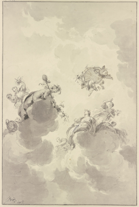 Bacchus and Ceres from Jacob de Wit