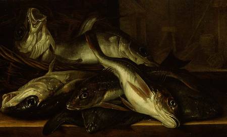 A Still Life of fish from Jacob Gillig