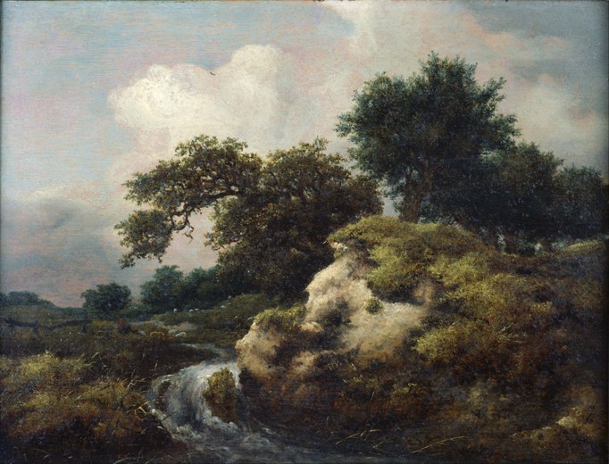 Landscape with Dune and Small Waterfall from Jacob Isaacksz van Ruisdael