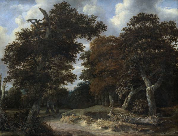 Road through an Oak Forest from Jacob Isaacksz van Ruisdael