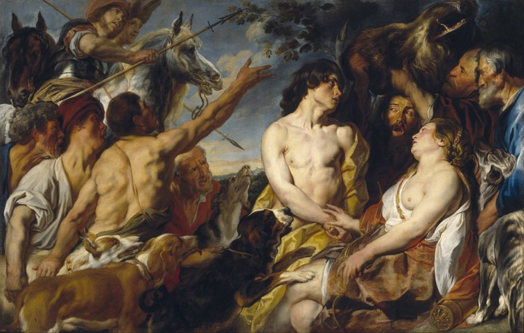 Meleager and Atalanta from Jacob Jordaens